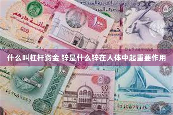 什么叫杠杆资金 锌是什么锌在人体中起重要作用