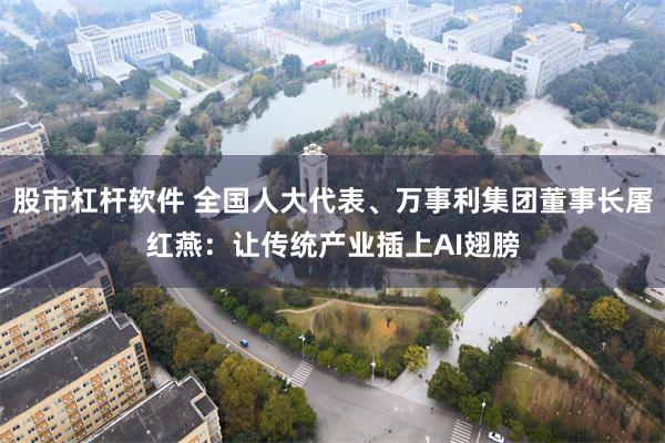 股市杠杆软件 全国人大代表、万事利集团董事长屠红燕：让传统产业插上AI翅膀